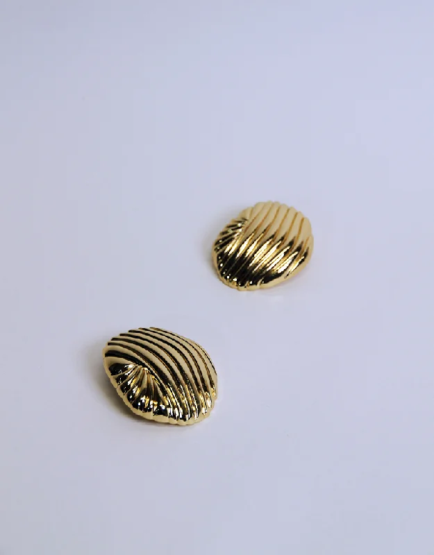 ROSSA SEASHELL STATEMENT EARRINGS