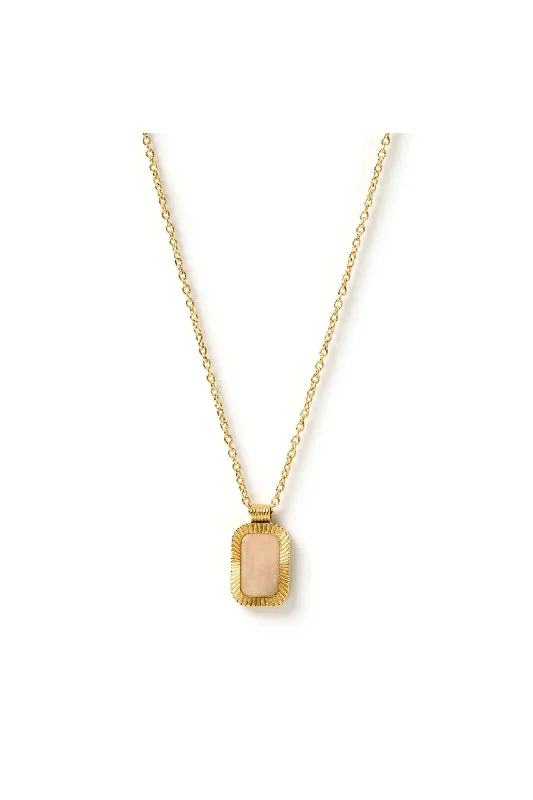 Teo Gold Necklace - Rose